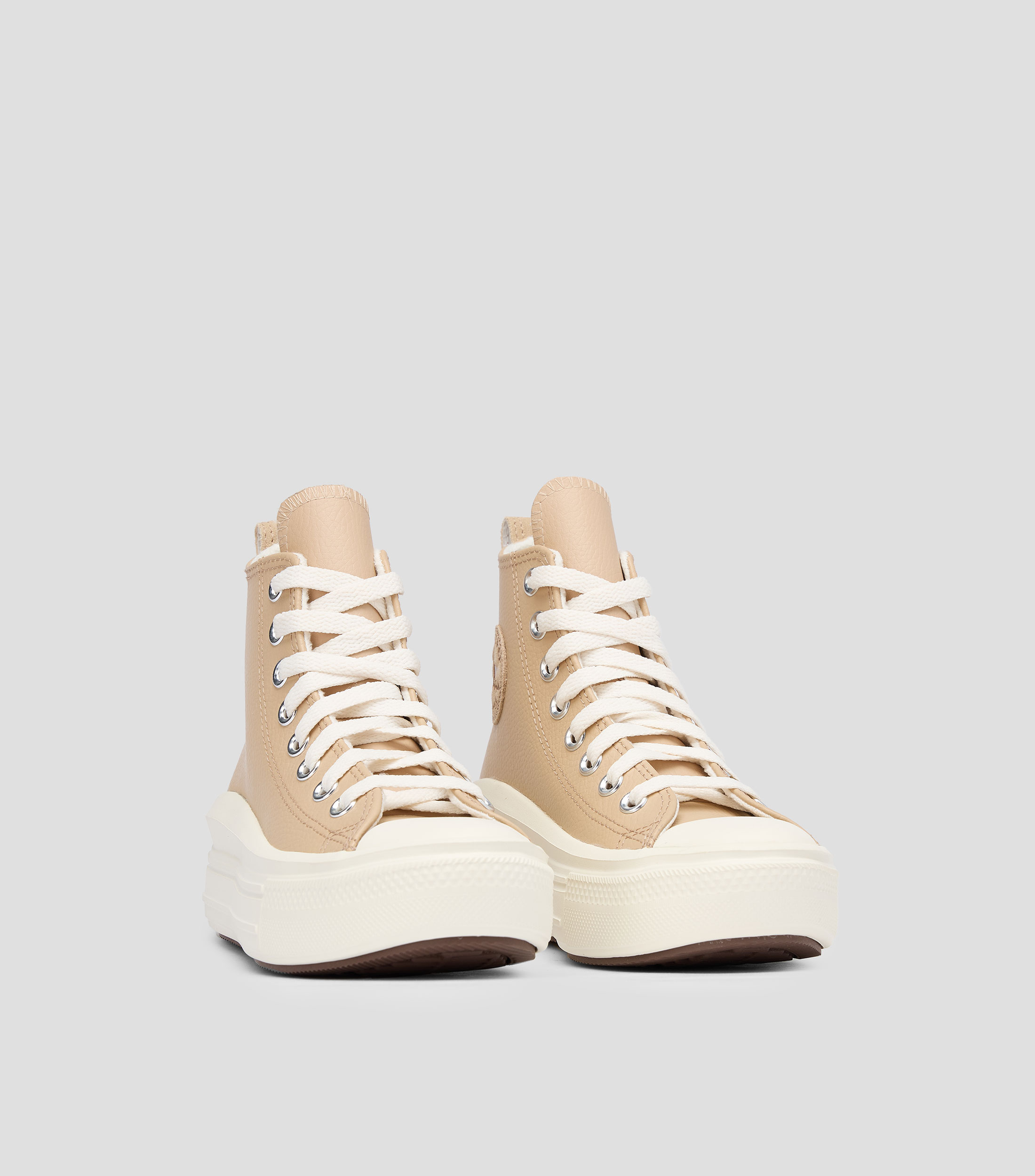 Tenis casuales con plataforma en piel Niña